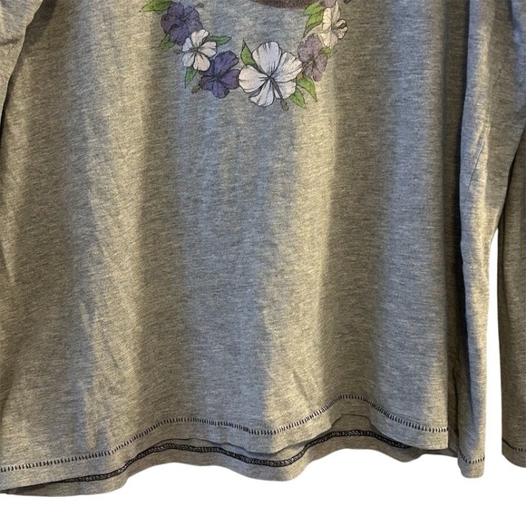 Baltimore Ravens Tommy Bahama Sport Lei Pass Long Sleeve T-Shirt Gray medium - Picture 6 of 10